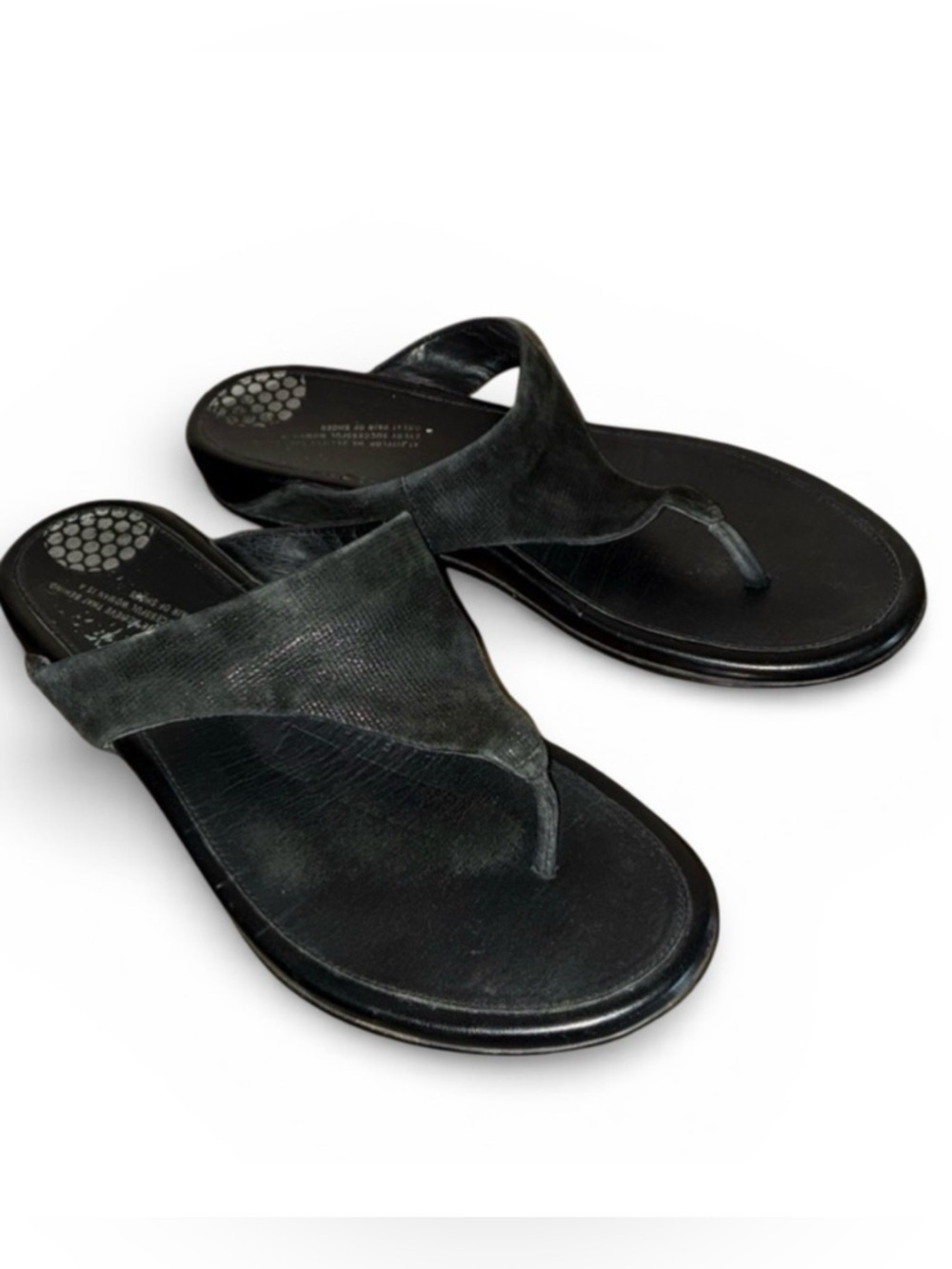 Fitflop sandals, Women's Black, EU 41  EUC Suede Upper, Molded comfortable Sole.